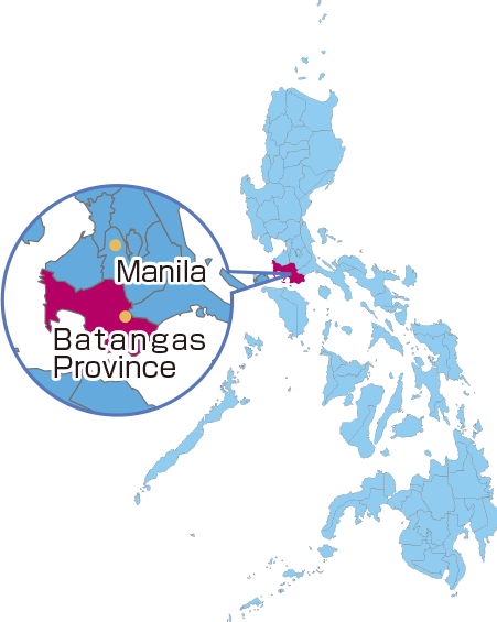 Philippines Subsidiary地図